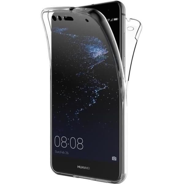 Coque Huawei P10 LITE - Hölster Etui Gel TPU Helt Transparent Skydd Framsidan Baksidan Silikon Mjuk Phonillico®