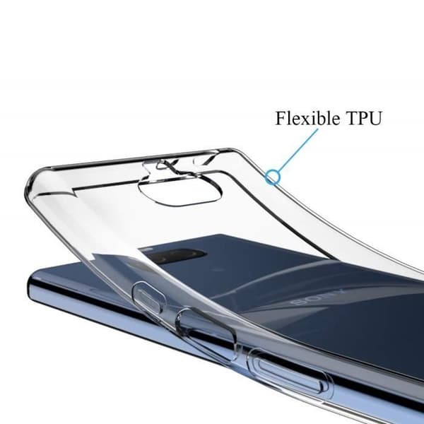 Sony Xperia 10-skal - Ultratunt mjukt silikonskal med genomskinlig TPU-gelskydd [Phonillico®]