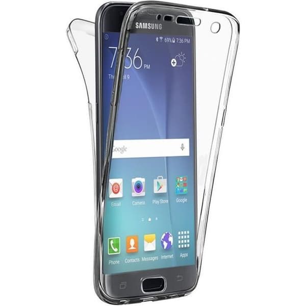 Coque för Samsung Galaxy CORE PRIME - Heltäckande Gel TPU Hölje Transparent Skydd Fram Och Bak Silikon Phonillico®