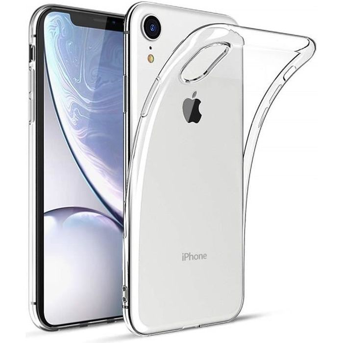 [Kompatibel Apple iPhone XR]Gel Fodral TPU Transparent Silikon Mjuk Ultra Tunn Phonillico®