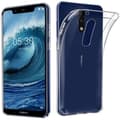 Miniatyrbild 1 av 4: Nokia 5.1 PLUS-skal Gel TPU Transparent Silikon Mjukt Ultratunt [Phonillico®]