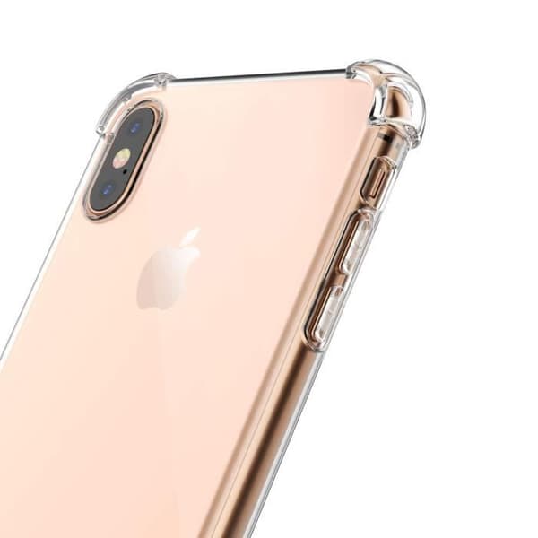 Stötabsorberande skal - Phonillico® - iPhone XR - Mjuk silikon - Ultra tunn - Förstärkt skydd