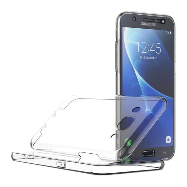 Coque för Samsung Galaxy J7 2016 J710 - Hölster Etui Gel TPU Transparent Heltäckande Fram Bak Silikon Mjuk Phonillico®