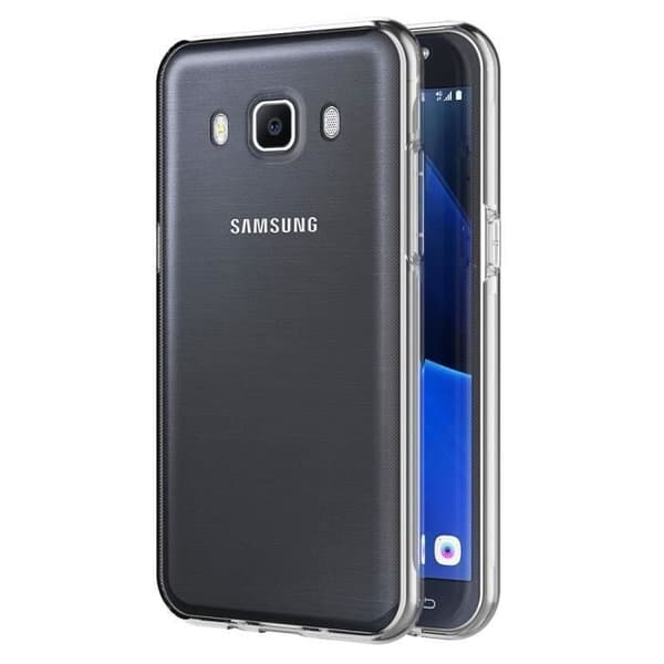 Coque för Samsung Galaxy J7 2016 J710 - Hölster Etui Gel TPU Transparent Heltäckande Fram Bak Silikon Mjuk Phonillico®