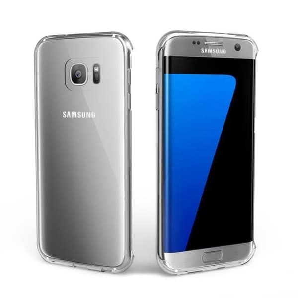 Fodral för SAMSUNG GALAXY S7 EDGE - Transparent TPU Gel Silikon Mjuk Ultra Tunn [Phonillico®]