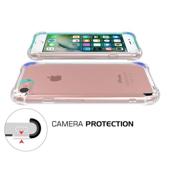 [Kompatibel Apple iPhone 6 PLUS - 6S PLUS] Stötsäker Transparent Silikonfodral [Phonillico®]