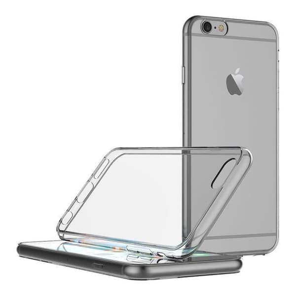 Skal - Phonillico® - iPhone 6 - 6S - Mjukt silikon - Ultratunt - Transparent
