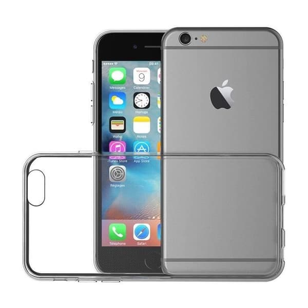 Skal - Phonillico® - iPhone 6 - 6S - Mjukt silikon - Ultratunt - Transparent