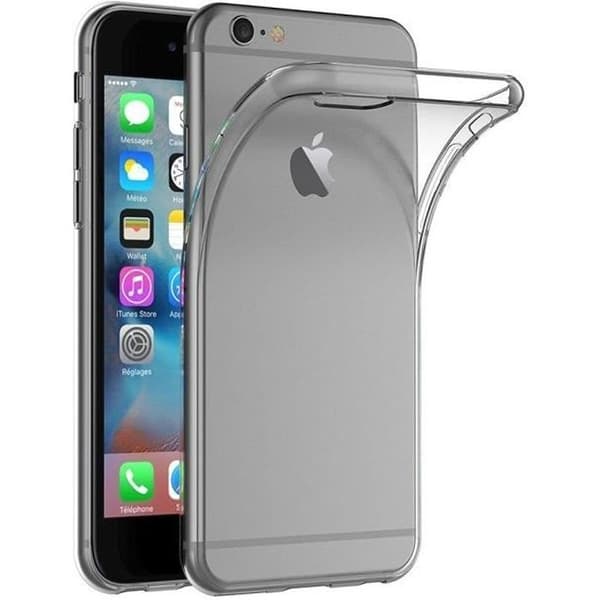 Skal - Phonillico® - iPhone 6 - 6S - Mjukt silikon - Ultratunt - Transparent