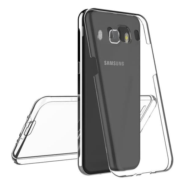 Skal till Samsung Galaxy J5 2016 J510 - Transparent TPU Gelskal Heltäckande Framsida Baksida Mjukt Silikon Phonillico®