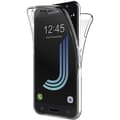 Miniatyrbild 1 av 4: Skal till Samsung Galaxy J5 2016 J510 - Transparent TPU Gelskal Heltäckande Framsida Baksida Mjukt Silikon Phonillico®