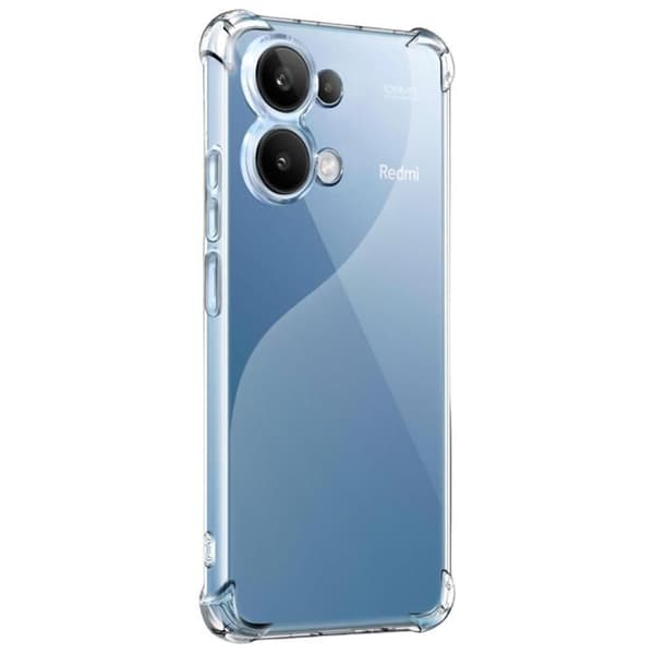 Coque för Xiaomi Redmi Note 13 4G - Phonillico® - Stötdämpande - TPU Mjuk - Transparent - Förstärkt skydd