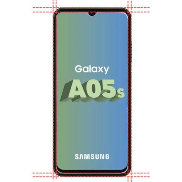 Stötthållare - Phonillico - Samsung Galaxy A05S - Mjuk silikon - 2 härdat glas - Förstärkt skydd