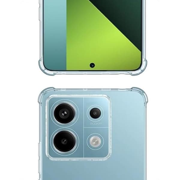 Coque - Phonillico® - Xiaomi Redmi Note 13 PRO 5G - Stöttålig - Mjuk TPU - Transparent