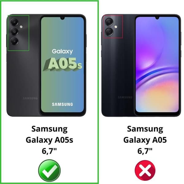 Coque - Phonillico® - Samsung Galaxy A05S - Antichoc - Souple - Transparent