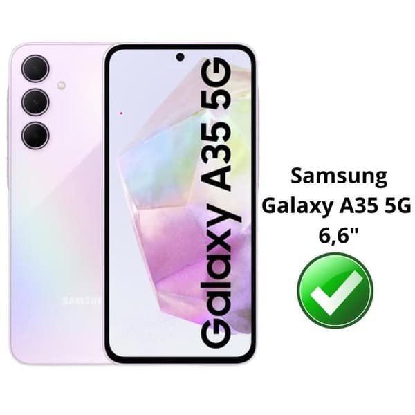 Skal - Phonillico® - Samsung Galaxy A35 5G - Silikongel TPU - Mjukt skydd - Ultratunt