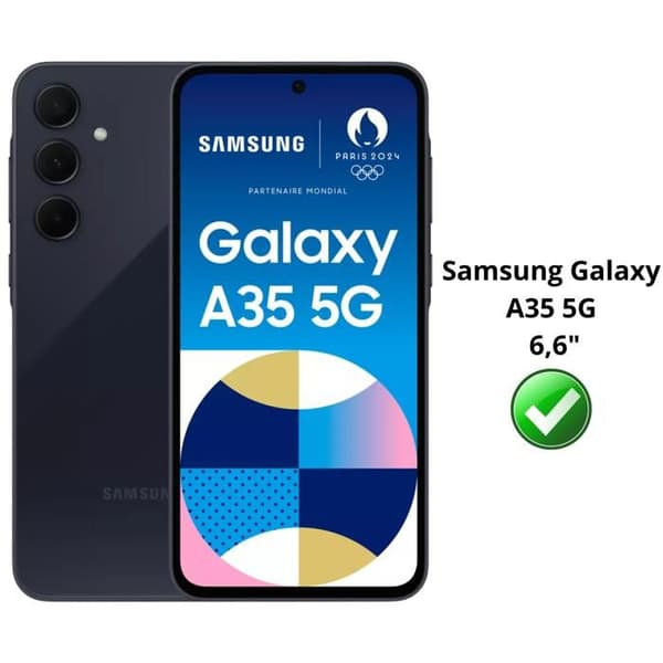 Coque - Phonillico® - Samsung Galaxy A35 5G - Stötsäker - Mjuk TPU - Transparent