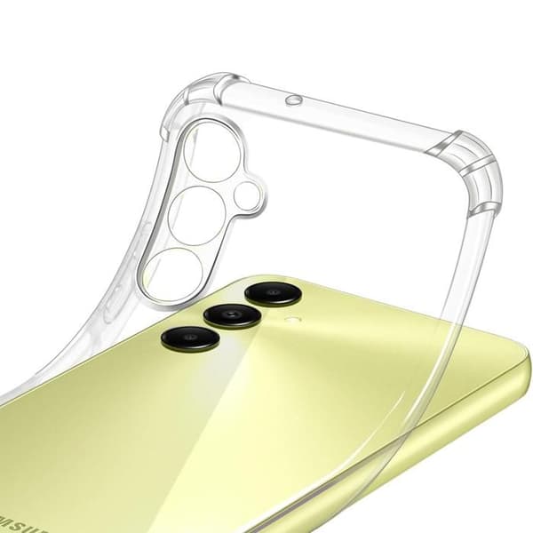 Chockproof skal - Phonillico - Samsung Galaxy A25 5G - Mjuk silikon - 2 härdat glas - Förstärkt skydd