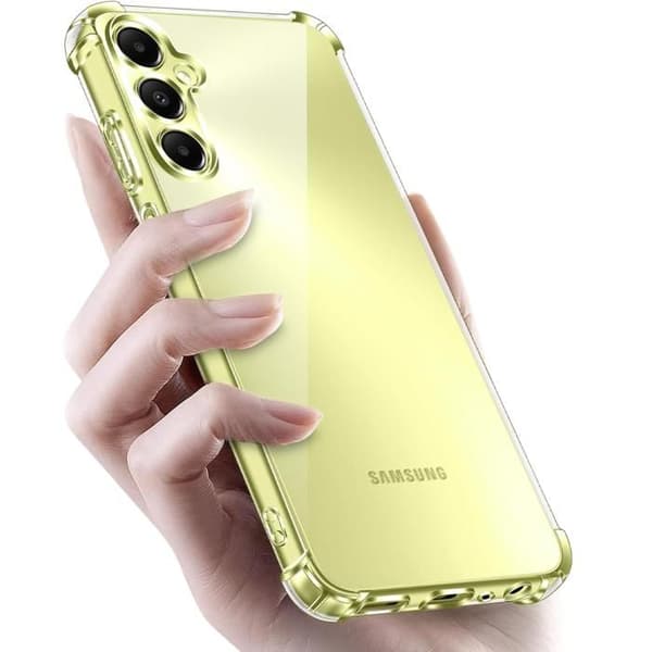 Chockproof skal - Phonillico - Samsung Galaxy A25 5G - Mjuk silikon - 2 härdat glas - Förstärkt skydd