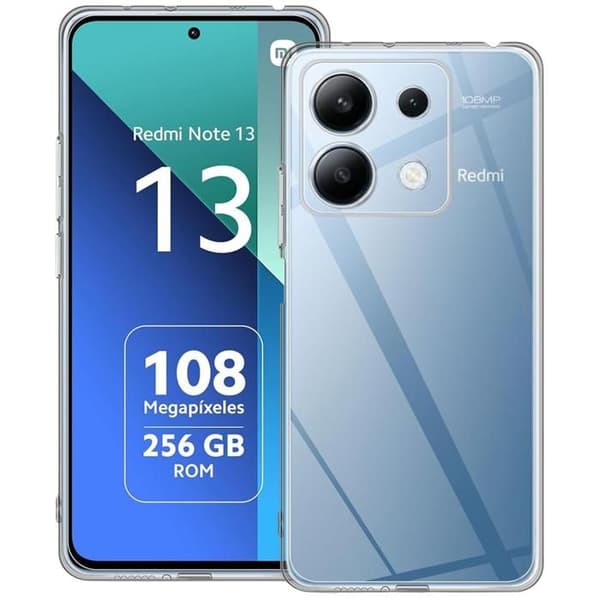 Coque - Phonillico® - Xiaomi Redmi Note 13 4G - Silikon Gel TPU - Mjukt skydd - Ultra tunt