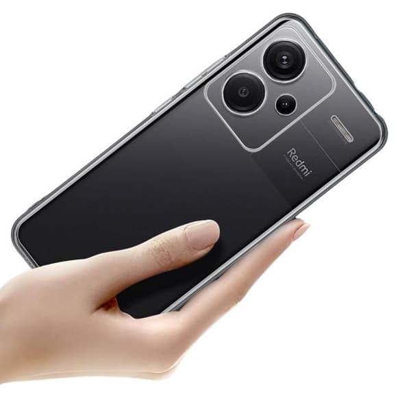 Coque - Phonillico® - Xiaomi Redmi Note 13 PRO PLUS 5G - Silikon Gel TPU - Ultra Slim - Transparent