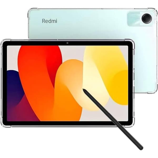 Fodral för surfplatta - Xiaomi - Redmi Pad SE - Stötbeständig - Mjuk silikon - Transparent