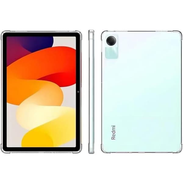 Fodral för surfplatta - Xiaomi - Redmi Pad SE - Stötbeständig - Mjuk silikon - Transparent