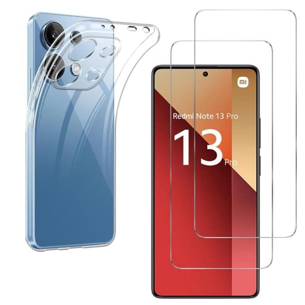 Skydd för Xiaomi Redmi Note 13 Pro 4G - Phonillico® - Flexibel - Transparent - Repfria - Stötsäker