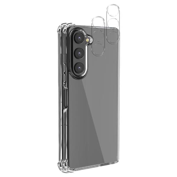 Stötdämpande skyddsfodral för Samsung Galaxy Z FOLD 6 och 2 Kameraskyddsglas Phonillico®