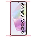 Miniatyrbild 4 av 6: Stöttålig skal - Phonillico® - Samsung Galaxy A35 5G - Mjuk silikon - Transparent - Förstärkt skydd