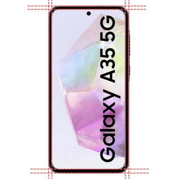 Stöttålig skal - Phonillico® - Samsung Galaxy A35 5G - Mjuk silikon - Transparent - Förstärkt skydd