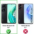 Miniatyrbild 2 av 4: Stötsäker foder - Phonillico - Honor 90 Smart 5G - Mjuk silikon - Förstärkt skydd - Transparent