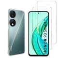 Miniatyrbild 1 av 4: Stötsäker foder - Phonillico - Honor 90 Smart 5G - Mjuk silikon - Förstärkt skydd - Transparent
