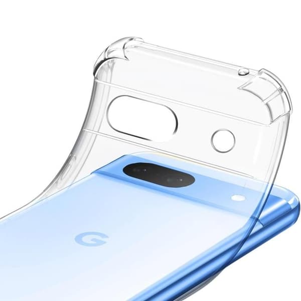 Chockskydd för Google Pixel 8a och 2 Härdat Glas Film Skärm Skydd Phonillico