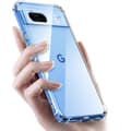 Miniatyrbild 6 av 6: Chockskydd för Google Pixel 8a och 2 Härdat Glas Film Skärm Skydd Phonillico