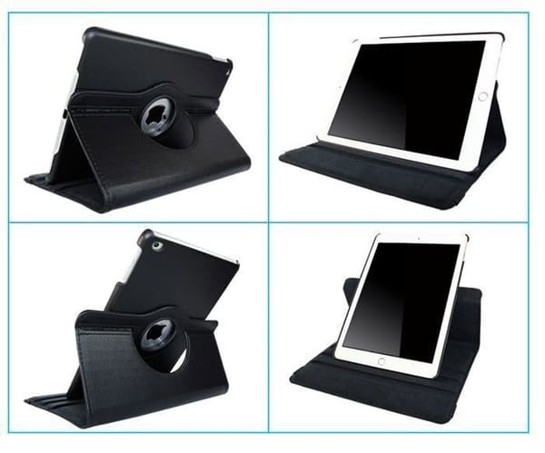 Coque Rotativa 360 - Phonillico - iPad Air 11 tum M2 2024 - Svart - Skydd - Flera positioner