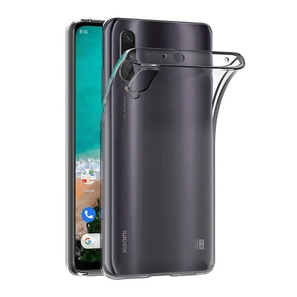Coque Gel TPU Transparent för Xiaomi MI A3 - Ultra Tunn Silikon Skydd [Phonillico®]