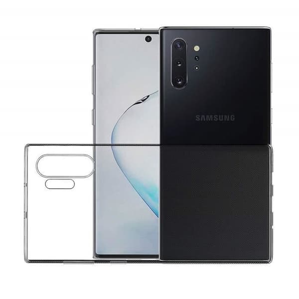 Coque Gel TPU Transparent för Samsung Galaxy NOTE 10 PLUS - Ultra Tunn Mjuk Silikon Skydd [Phonillico®]