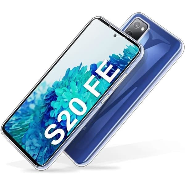 Coque för Samsung S20 FE - Transparent helsilikon 2 delar fram och bak, passande Phonillico®