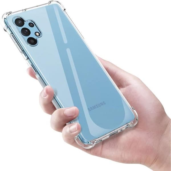 Transparent Silikon Stötsäkert Fodral till Samsung A32 5G - Phonillico®