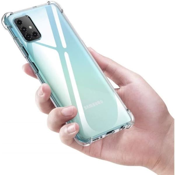 Coque Antichock Silikon Transparent för Samsung Galaxy A71 Phonillico®