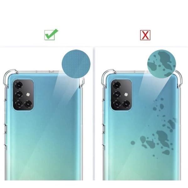 Coque Antichock Silikon Transparent för Samsung Galaxy A71 Phonillico®