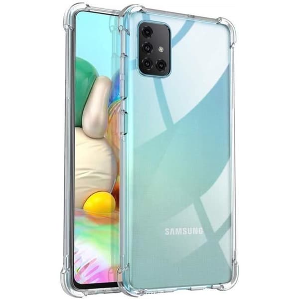 Coque Antichock Silikon Transparent för Samsung Galaxy A71 Phonillico®