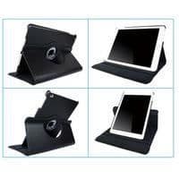 360 roterande fodral svart för Apple iPad AIR 1 / AIR 2 - Skyddande fodral med elastisk stängning Phonillico®