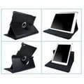 Miniatyrbild 3 av 4: 360 roterande fodral svart för Apple iPad AIR 1 / AIR 2 - Skyddande fodral med elastisk stängning Phonillico®
