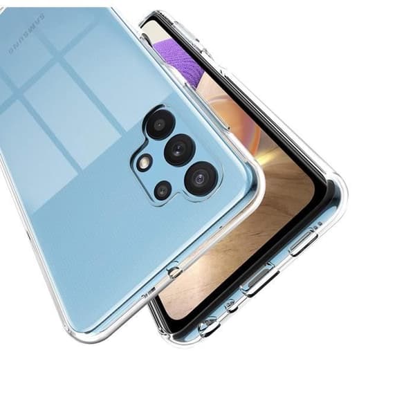 Coque för Samsung A32 4G - Transparent Silikon Gel TPU Mjukt Ultra Tunt Phonillico®