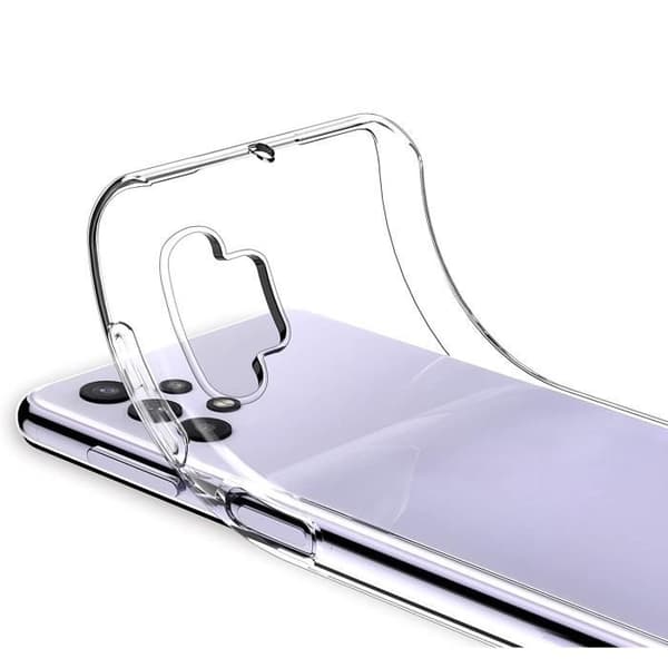 Coque för Samsung A32 4G - Transparent Silikon Gel TPU Mjukt Ultra Tunt Phonillico®
