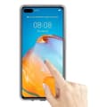 Miniatyrbild 3 av 4: Coque för Huawei P40 PRO - Skydd Gel TPU Silikon Komplett Transparent Två Delar Fram Bak Infällbar Phonillico®