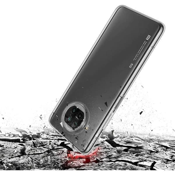 Fodral för Xiaomi MI 10T LITE 5G - Ultratunt mjukt transparent TPU silikongel Phonillico®