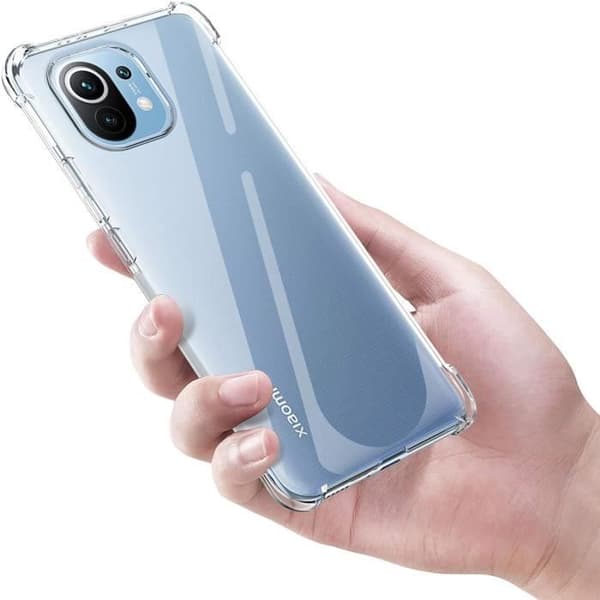 Stöttålig Transparent Silikonskal för Xiaomi MI 11 5G - Phonillico®